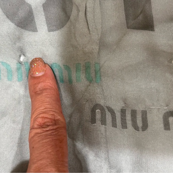 MiuMiu Vintage Silk Harlequin Grey Wrap/Scarf - Picture 12 of 14